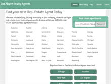 Tablet Screenshot of cutaboverealtyagents.com